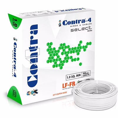 contra-4 single core lf-fr pvc 1 sq/mm 90 meter wire