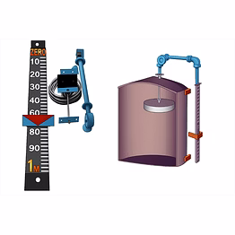 float and board type level indicator