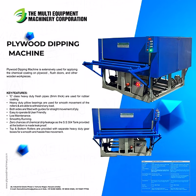 mmc plywood dipping machine