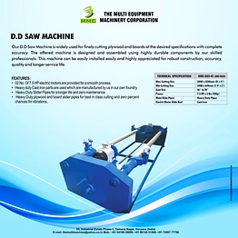 mmc d.d saw machine