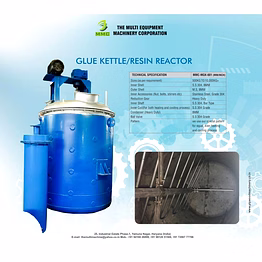 mmc glue kettle/ resin reactor