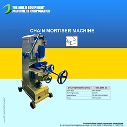 mmc chain mortiser machine