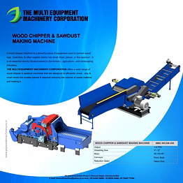 mmc wood chipper & sawdust making machine