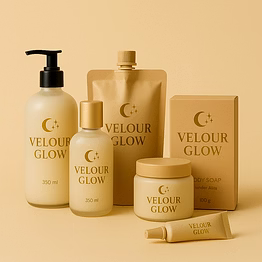 velour glow combo set for skin care