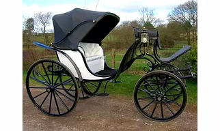 Iron wooden Landu Horse Carriage