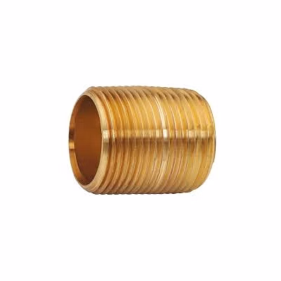 brass close nipple