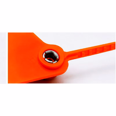 Custom Tamperproof Polypropylene Security Seal Tags with Stainless Steel Locking Insert-2