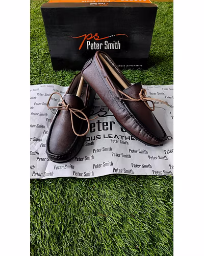 Leather Mocassin For Mens-6-10