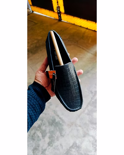 Leather Mocassin For Mens-6-6