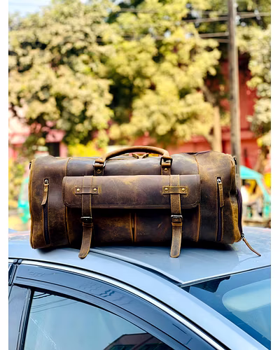 Leather Duffle Bags-5