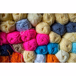 knitted yarn