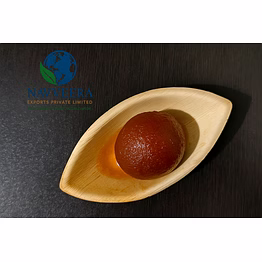 navveera areca leaf plates green palm boat platters – sustainable areca leaf disposable plates