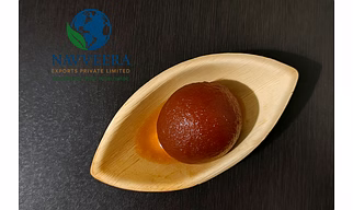 ARECA LEAF PLATES Green Palm Boat Platters – Sustainable Areca Leaf Disposable Plates