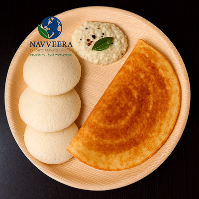 navveera areca leaf plates [round shape ] 6",8",10"