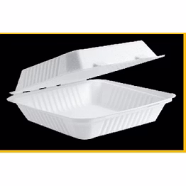 sugat clamshell 9 inch x 9 inch