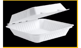 Sugat Clamshell 9 Inch x 9 Inch