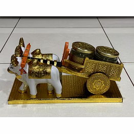 heritage design handicraft ritual dry fruit jar show piece