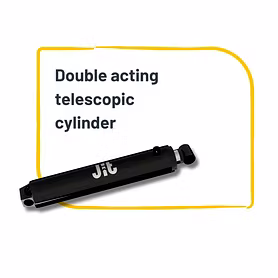 Double acting telescopic cylinder
