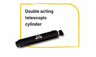 Double acting telescopic cylinder