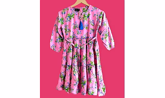 Rayon girls frock