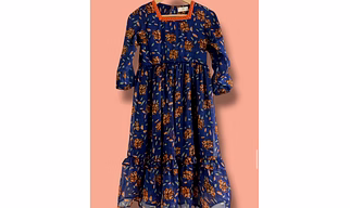 Georgette schffion girls long dress