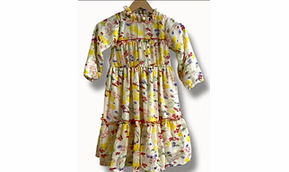 Georgette schiffon girls long dress