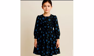 Rayon girls frock