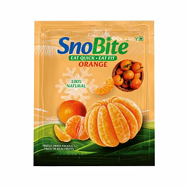 snobite freeze-dried orange healthy, tasty, gluten free snack