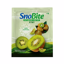 snobite freeze-dried kiwi healthy, tasty, gluten free snack