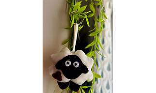 Adorable Stuffed Sheep Bag Charm