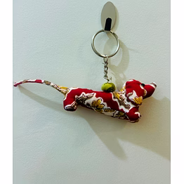 swizuka cute fabric dog breed keychain