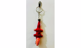 Handcrafted Animal Print Crocodile Keyrings