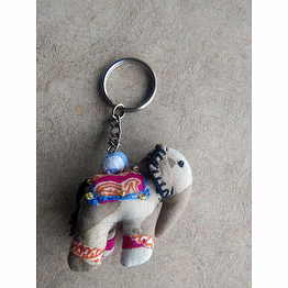 swizuka handcrafted rajasthani elephant keychain