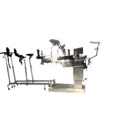 stainless steel electric + manual c arm compatible operating table with orthopedics attachments