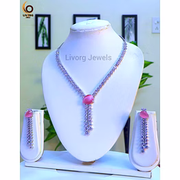 american diamond classic necklace set 4