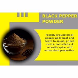 black pepper powder