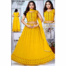 only yellow crop top