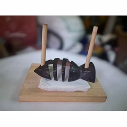 coconut shell tissue/napkin holder