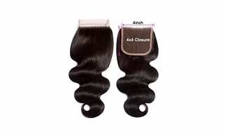 Temple Virgin Remy Lace Closure