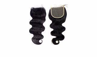 Temple Virgin Remy Swiss Closure Wig