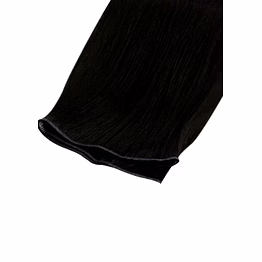 temple virgin remy machine weft hair extension
