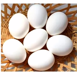 fresh white eggs