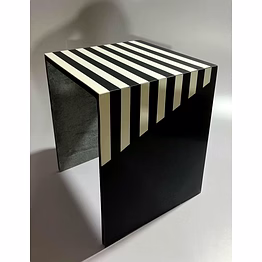 marble inlay stool