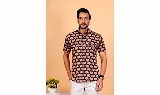 Man's printed shirt