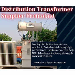 tirutech best distribution transformer supplier in faridabad – tirupati transformer