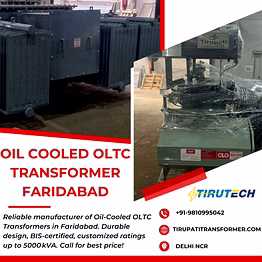 2500 kva 3-phase oil cooled oltc distribution transformer supplier noida, ghaziabad, faridabad