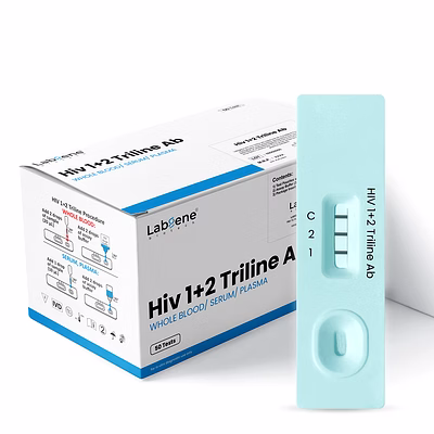 labgene hiv 1+2 triline rapid test kit