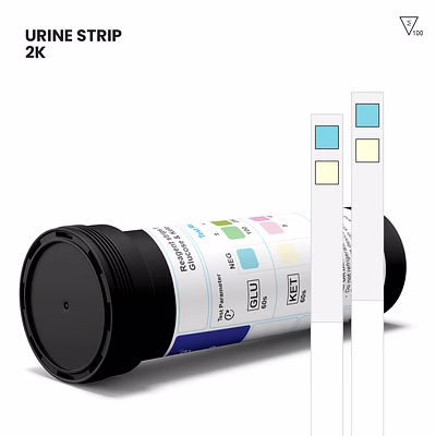 labgene 2k urinalysis strips (glucose & ketone)
