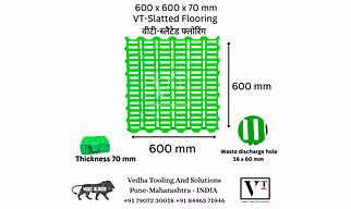 Plastic slatted flooring for Goat sheep farm