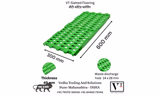 Plastic slatted flooring for Goat sheep farm   600 x 300 mm